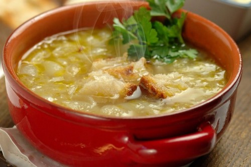 Zuppa di cipolle alla piemontese